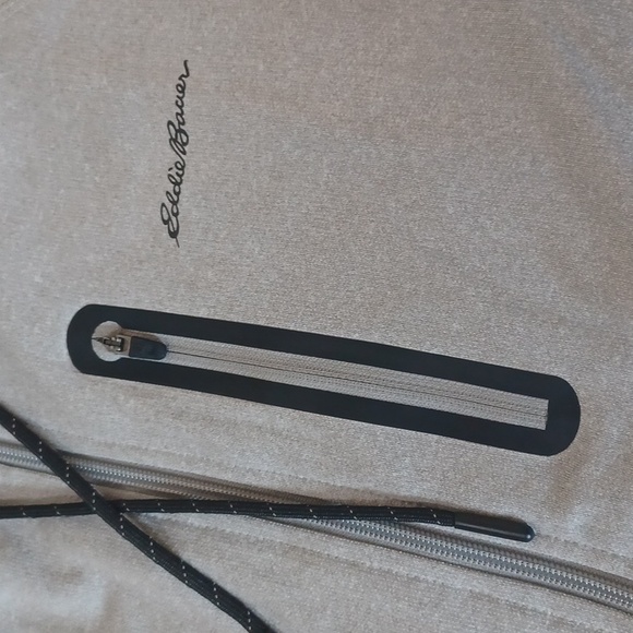 NWT Eddie Bauer Gray Hoodie Jacket - Picture 2 of 8